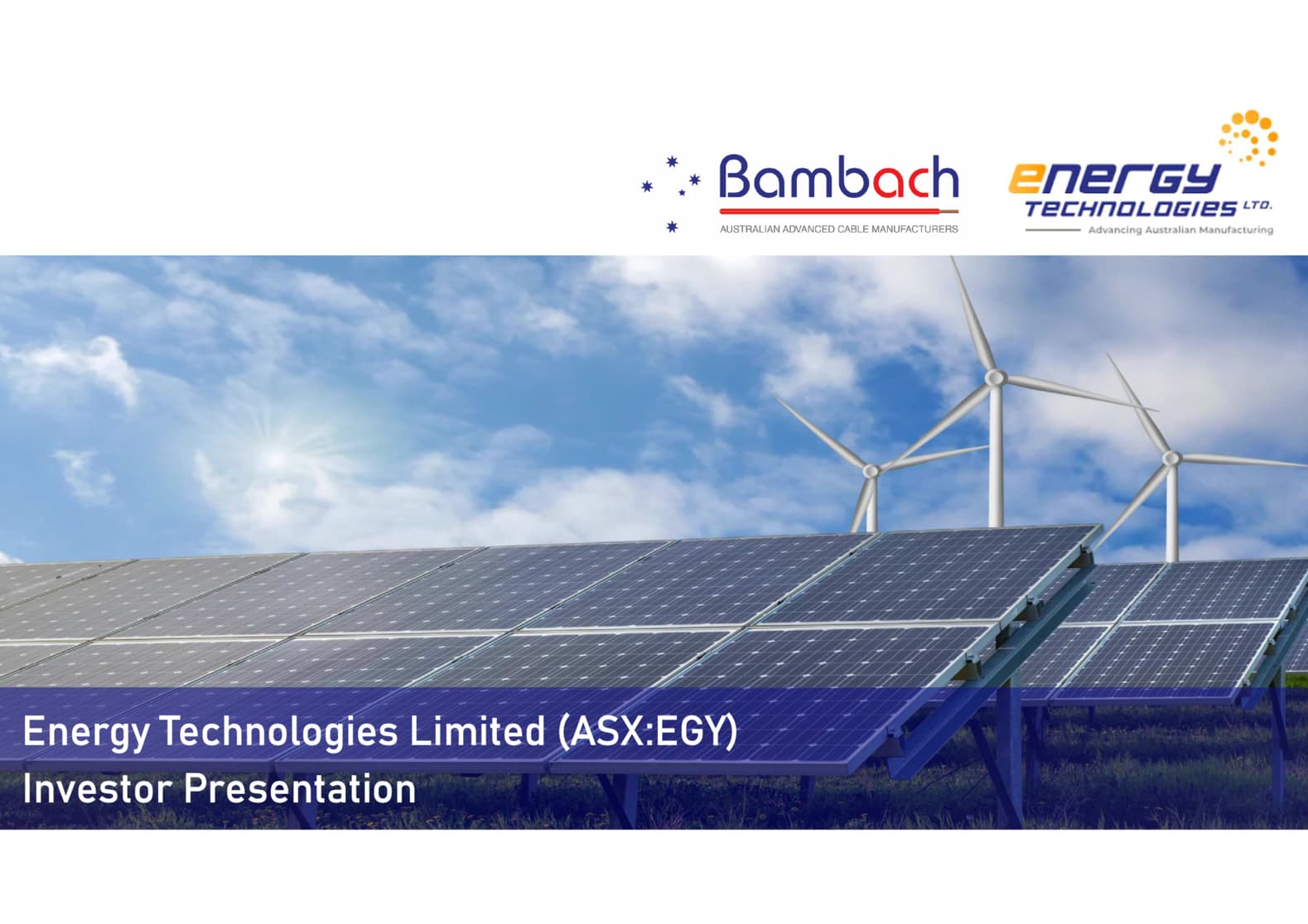EGY Investor Presentation